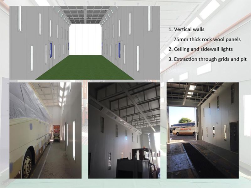 Garage Equipments Truck Spray Booth Paint Spray Booth Price