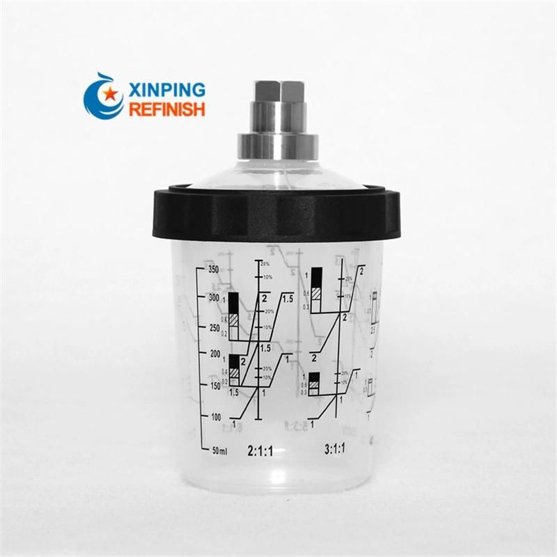 600ml Spray Gun Cup PP Plastic Gravity Feed Paint Cup Replacement Pot for Most Automotive Series Spray Guns