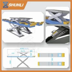 Solid Steel X Structure&#160; Underground&#160; Scissor Car Lift