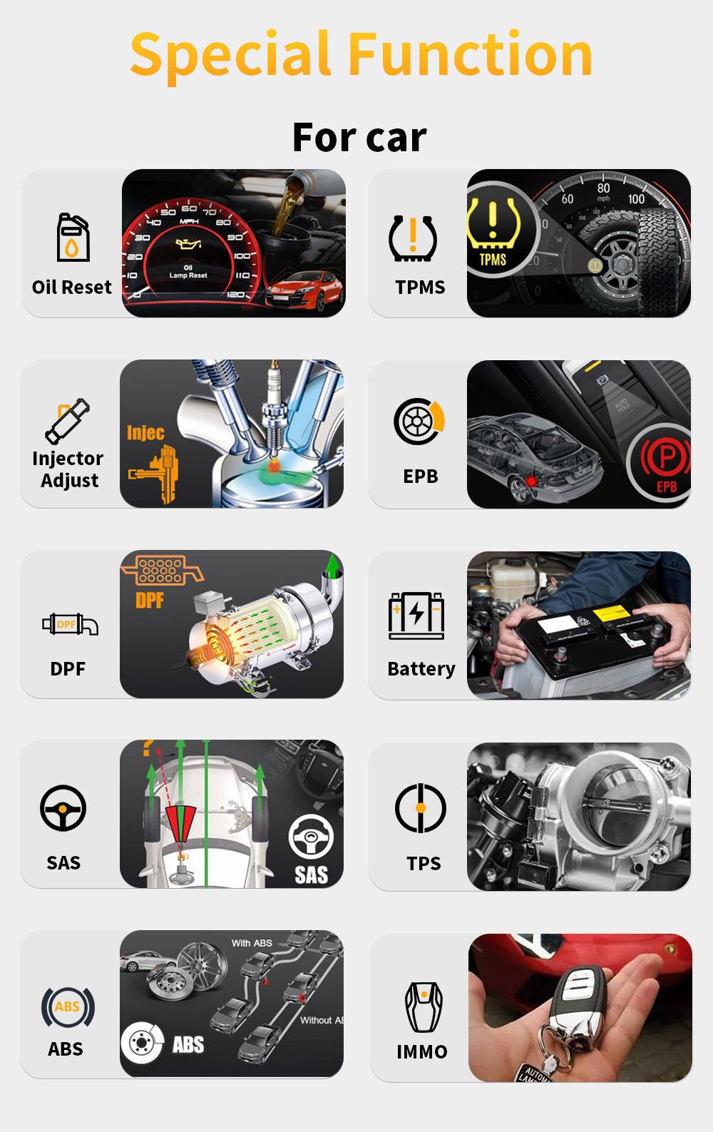 Humzor Nexzdas ND606 Plus Gasoline and Diesel Integrated Auto Diagnosis Tool OBD2 Scanner for Both Cars and Heavy Duty Trucks 3 Years Free Update