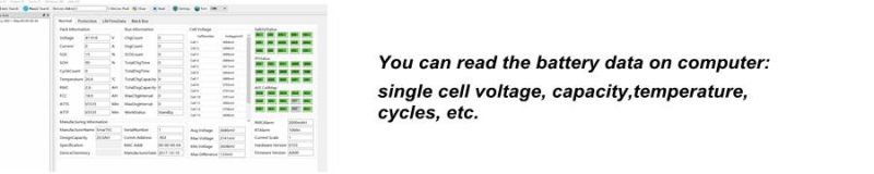 High Power PCM BMS12V 4s100A for LiFePO4 Battery Pack