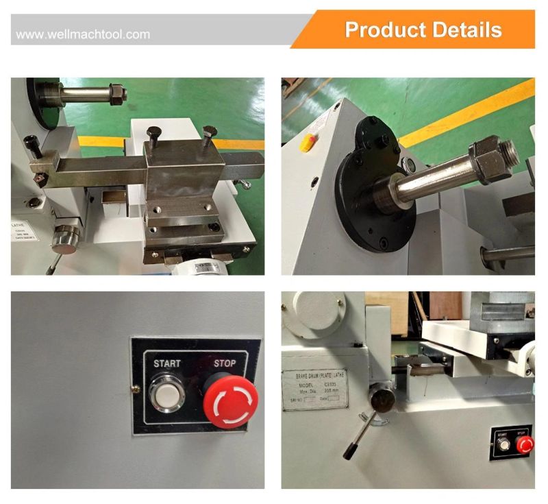 C9335 metal-cutting brake lathe machine from China