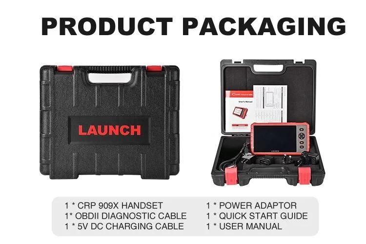 Launch X431 Crp 909X Launch X431 Full-System Diagnostic Tool Crp909 Obdii