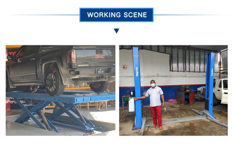 3000kg in-Ground Hiden Type Hydraulic Scissors Lift