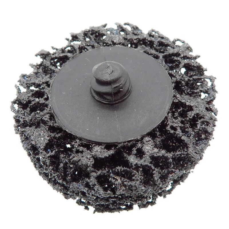 2" 50mm Quick Change Roll Lock Easy Strip & Clean Discs Black for Paint Rust Removal Auto Surface Prep