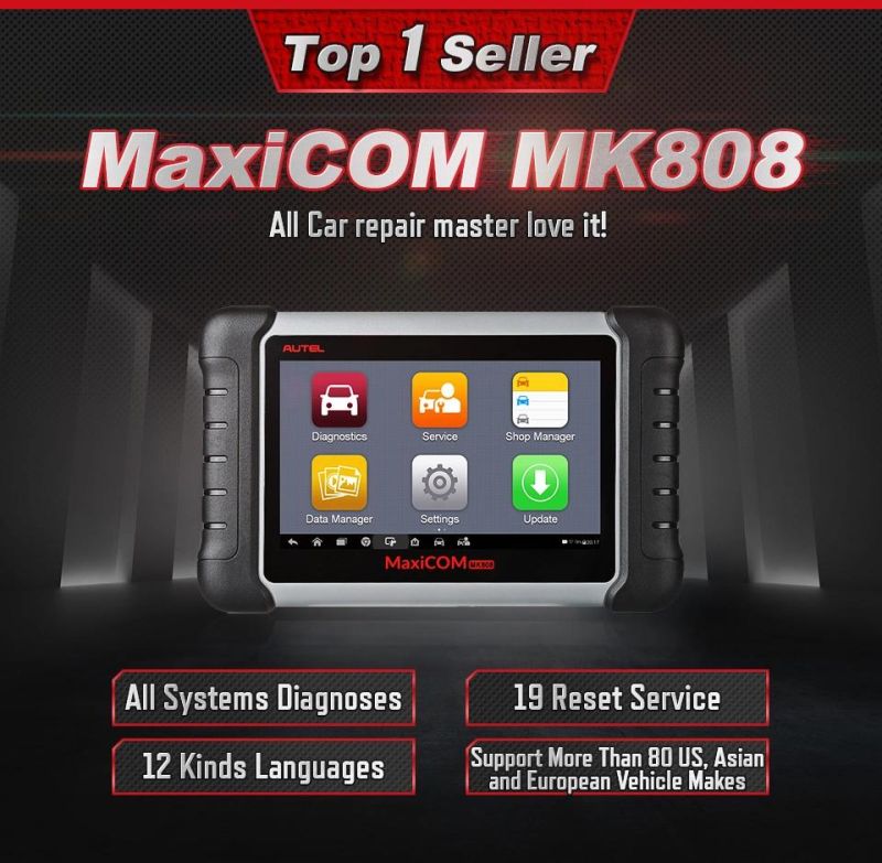 Autel Maxickeck Mk808 Auto Diagnostic Scanner Tool Autel Maxicom Mk808 Android Tablet