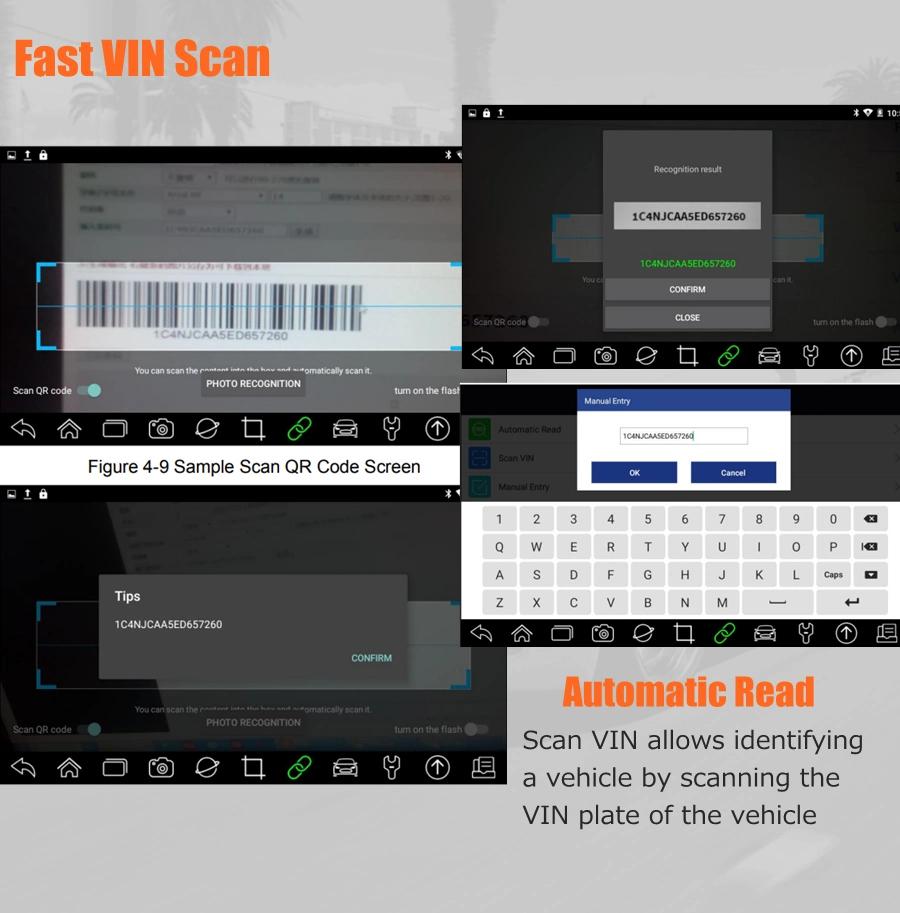 Foxwell Gt60 Android Tablet Full System Scanner Support 19+ Special Functions Oil/Epb/Reset/DPF/BMS/Injector/Coding Update Version of Gt80