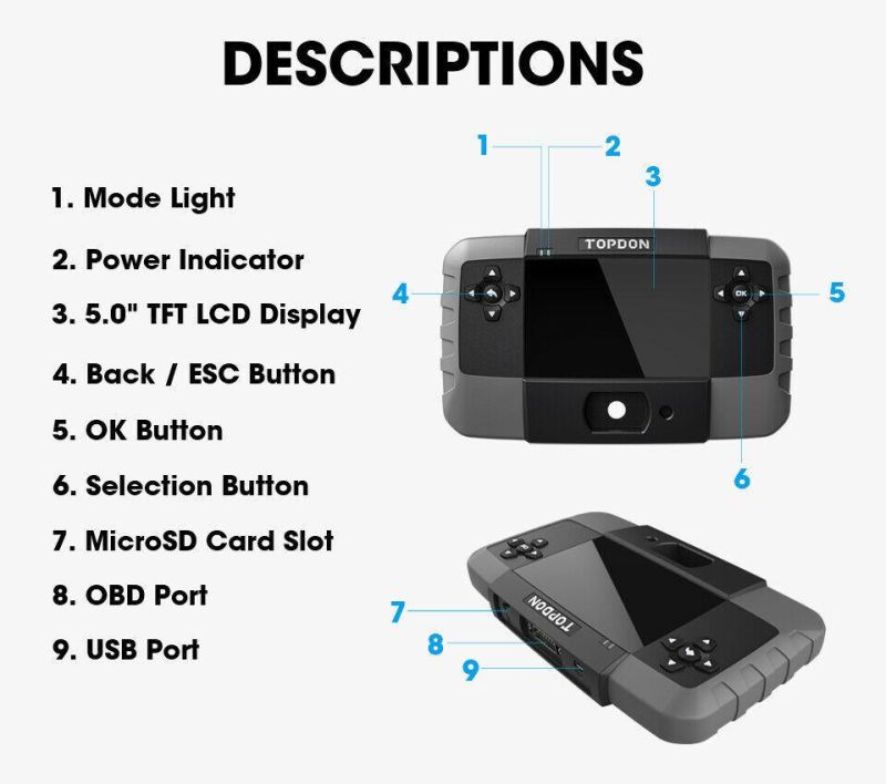 Topdon T-Ninja 1000 Key Programmer Immobilizer All Keys Lost for Entry-Level Locksmiths Professional Mechanics Automotive Tool