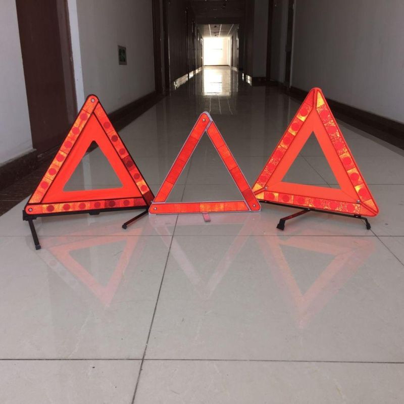 Driveway Foldable Emergency Vehicle portable Warning Safety Triangle