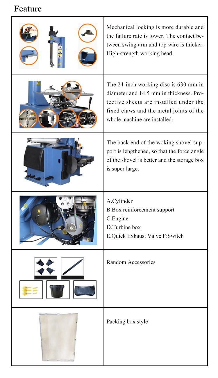 Economic Car Tyre Changer with Top Double Helper Arm Pneumatic Garage Equipment