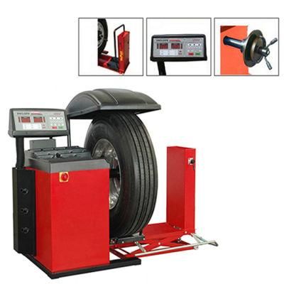 Semi Automatic Heavy Truck Tire Repair Machine for Wheel Balancing