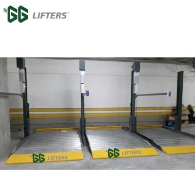 2 post parking lift car elevator ce