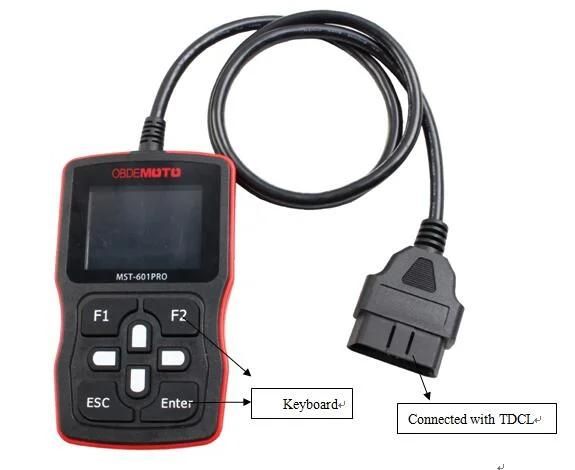 Mst-601 PRO Mst601 PRO OBD2 Scanner Code Reader National IV Standard Motorcycle Diagnostic Scanner Supports All OBD2 Protocols Cars