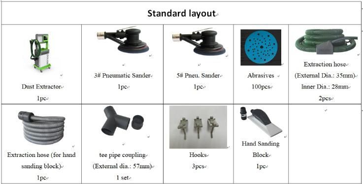 Pneumatic Dust-Free Dry Sanding Machine AA-Bl502