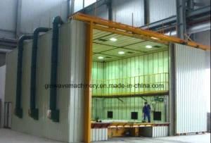 Sandblasting Room with Suction Recycling System