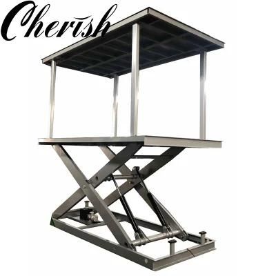 Home Garage Basement Car Parking Hoist Scissor Lift Platform