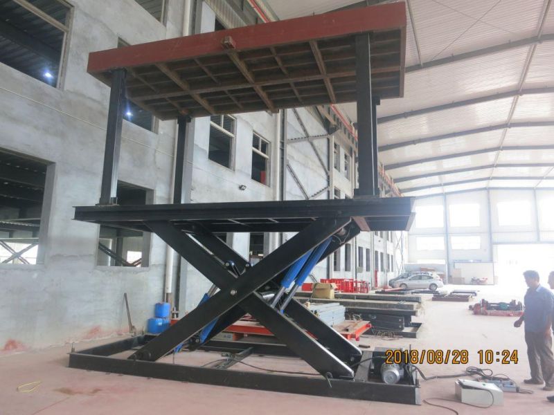 Scissor Parking Car Elevator for Basement with CE Certificate