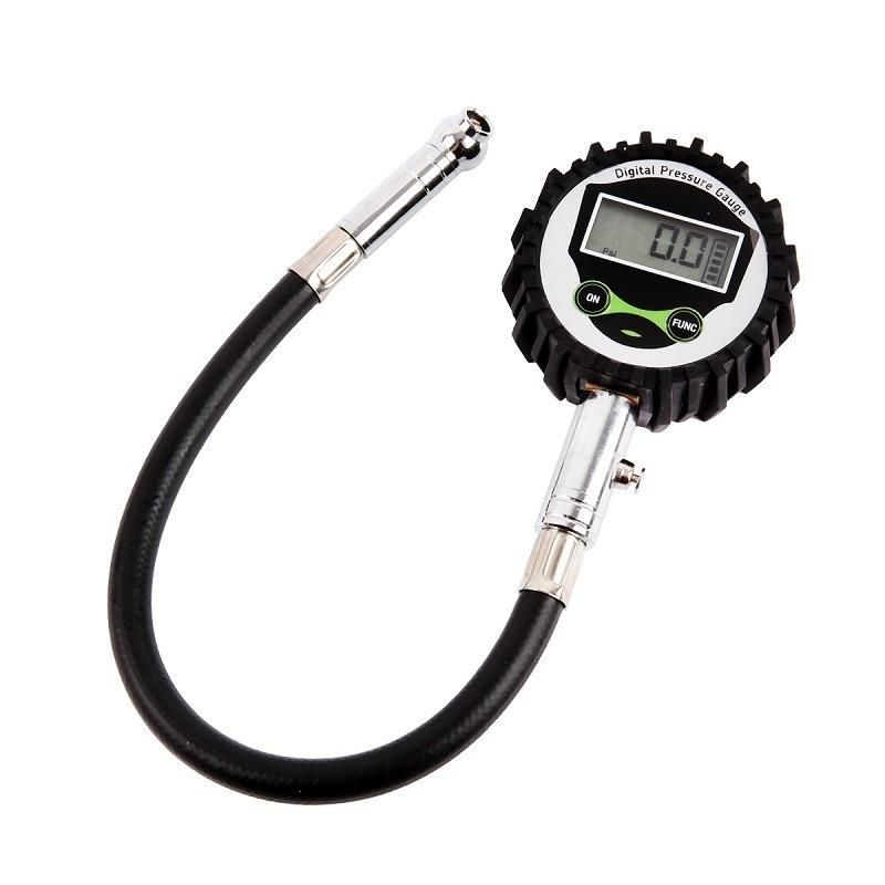 Digital Car Tire Air Pressure Gauge 360 Degree Swivel Chuck