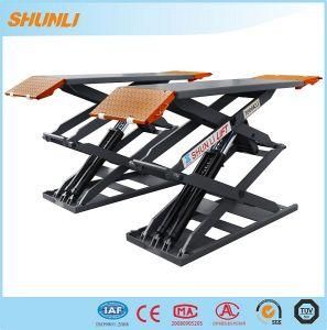 3000kg Ultrathin on Ground Samll Portable Scissor Lifter