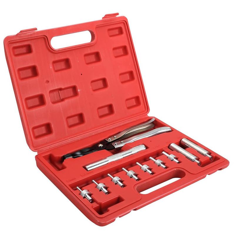 Viktec Valve Stem Seal Removal Tool Car Engine Repair Set Valve Stem Seal Remover and Installer Plier Tool Kit