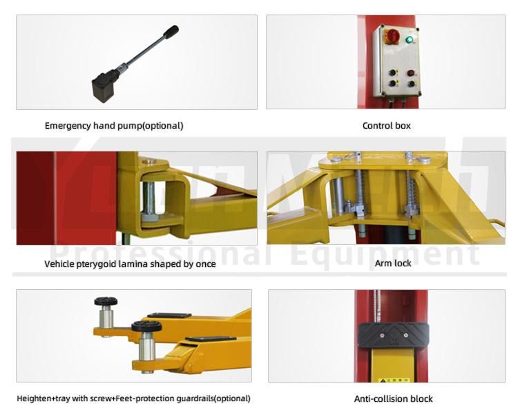 Auto Garage Repair Equipment Two Post Lift Car Lifter