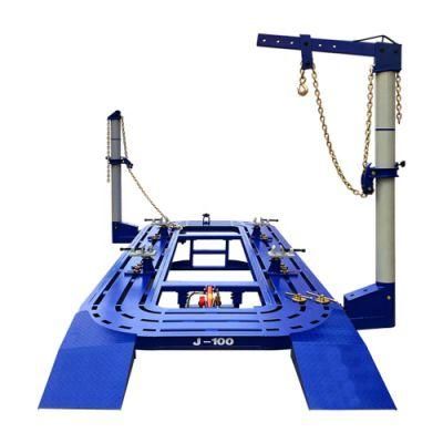 J-100 Workshop Car Rack with Measuring Hydraulic Jack with Pump