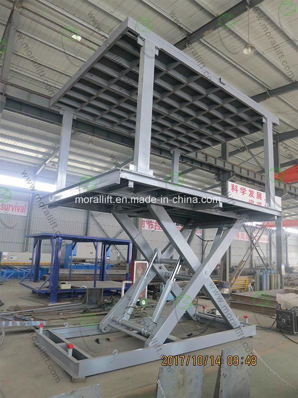 CE Hydraulic vertical car lift double deck parking equipment