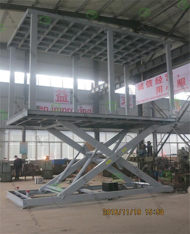 China Inground Hydraulic Parking Car Elevator