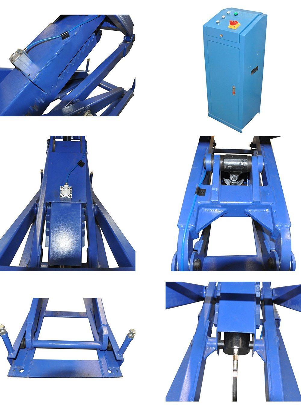 Car Double Scissor Lift Hoist in Ground