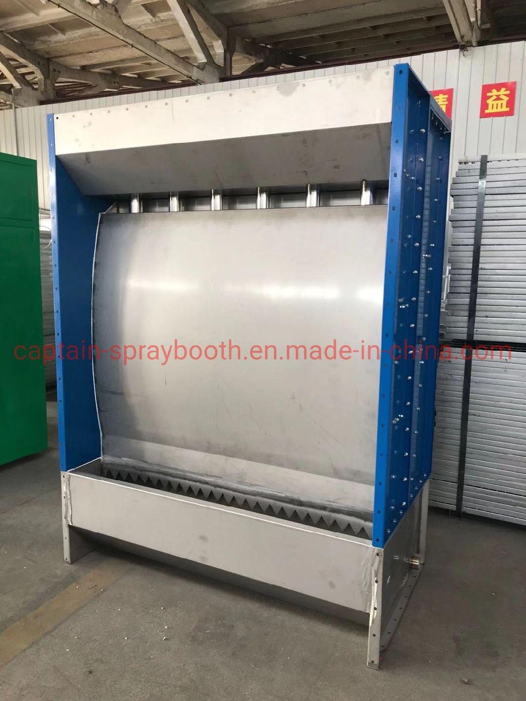 Pump Water Curtain Paint Booth for Mist Cleaning