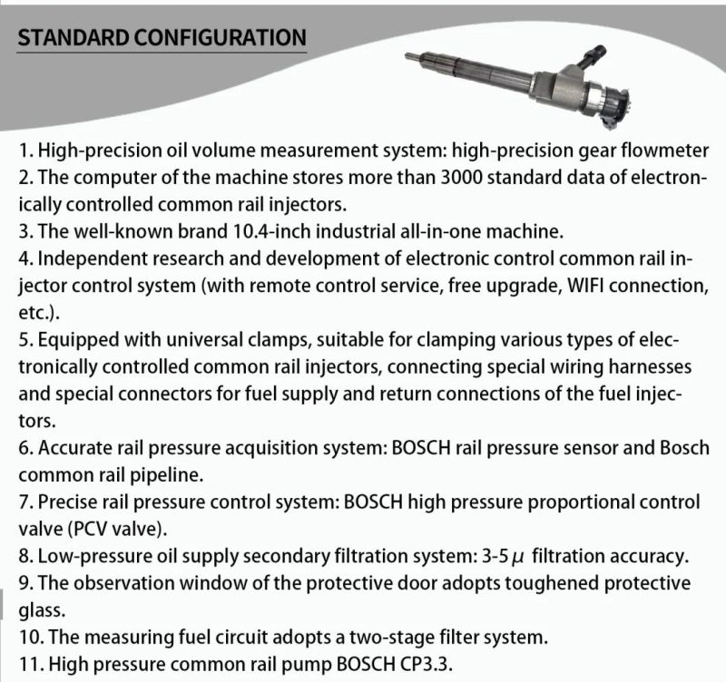 Common Rail Injection Test Bench Small Space EPS205