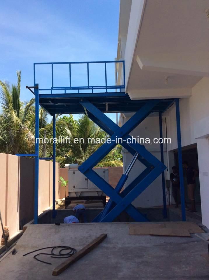 Scissor Automobile Parking Vehicle Lift for Underground Garage