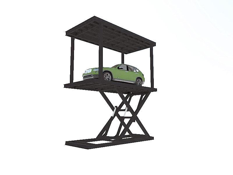 Residential Garage Parking Double Platform Car Lift