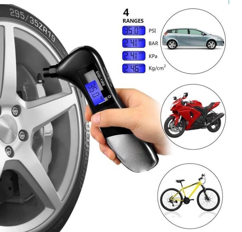 Hot Sale 9 in 1 Multifunctional Tire Pressure Gauge