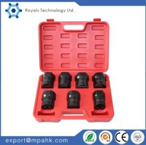 Wheel Bearing Nut Sockets Set 1/2; Drive 7PC Tool Jcb Van Caravan Truck