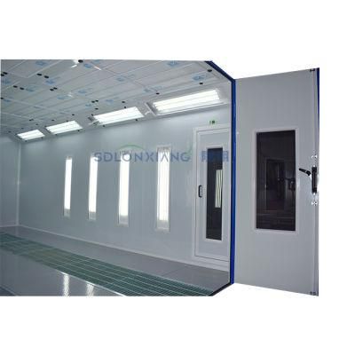 CE Auto Spray Booths with Italian Riello G20 Diesel Burner