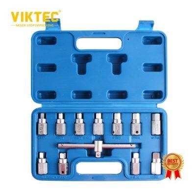 Viktec CE 12PC Universal Drain Plug Key Set (VT01085)