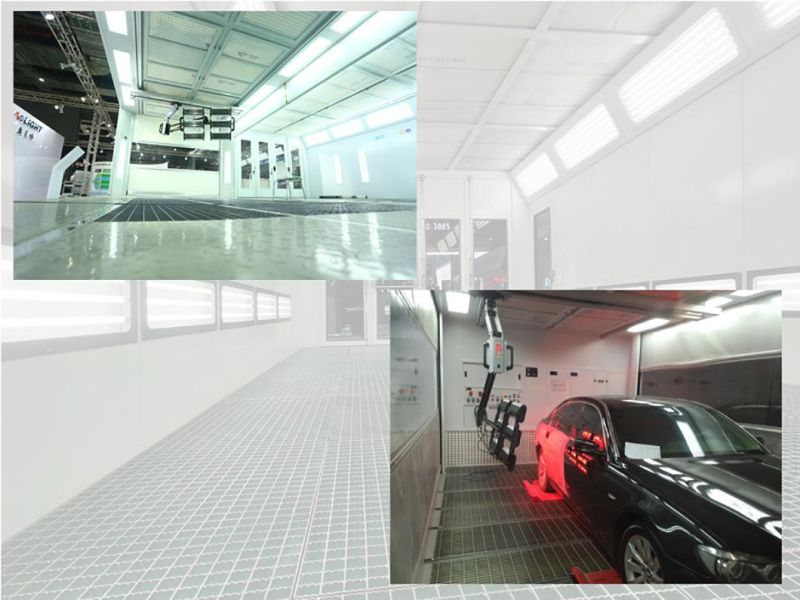 Efficient Automotive Double Preparation Booth for Auto Body Shops