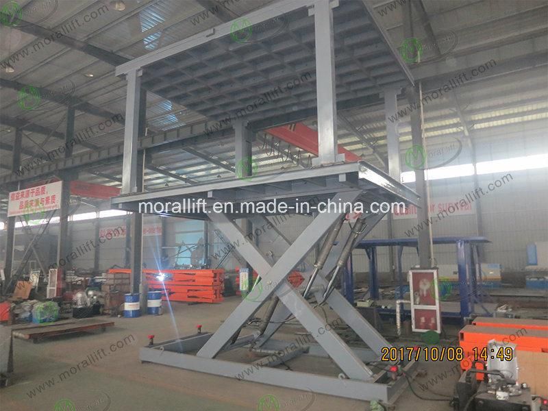 CE Hydraulic vertical car lift double deck parking equipment