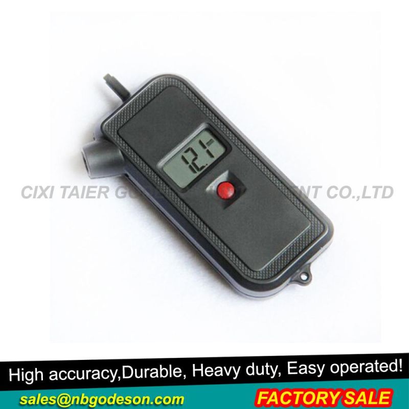 2 in 1 Keyring Digital Tire Depth Pressure Gauge Car Meter