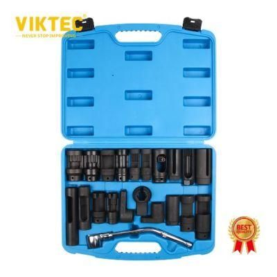 Auto Engine Tool for 21PC Oxygen Sensor Socket Set (VT01608)