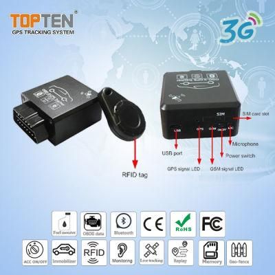 2g &amp; 3G GPS Tracking OBD with Stop Engine, RFID Auto Arm/Disarm (TK228-DI)