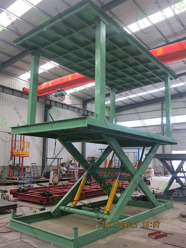 Underground Double Park Scissor Car Lift