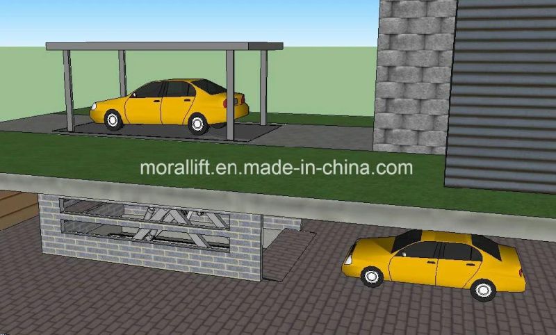 Basement Double Platform Car Parking Lift