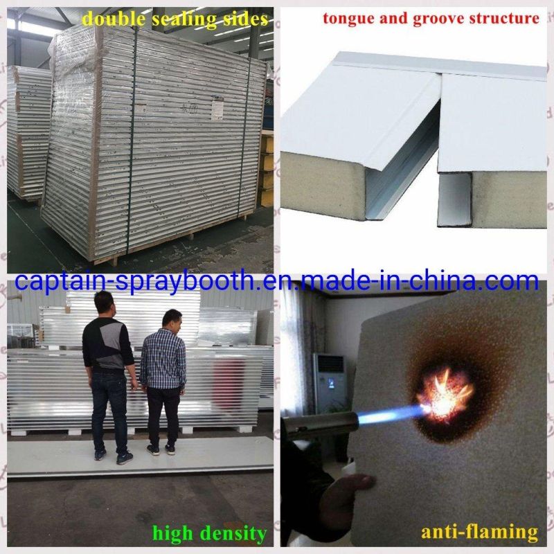 CE Certificated Car Spray Booth, Paint Booth Natural Gas Burner