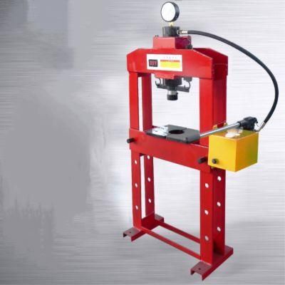 CE Standard Vehicle Equipment 30ton Air Hydraulic Shop Press with Gauge