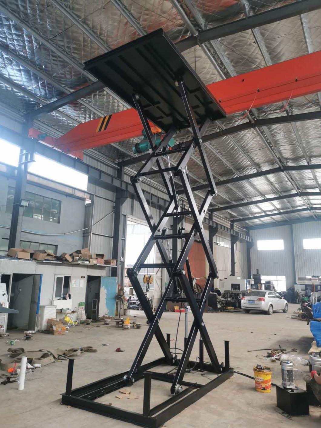 Home Garage Scissor Table Lift Platform