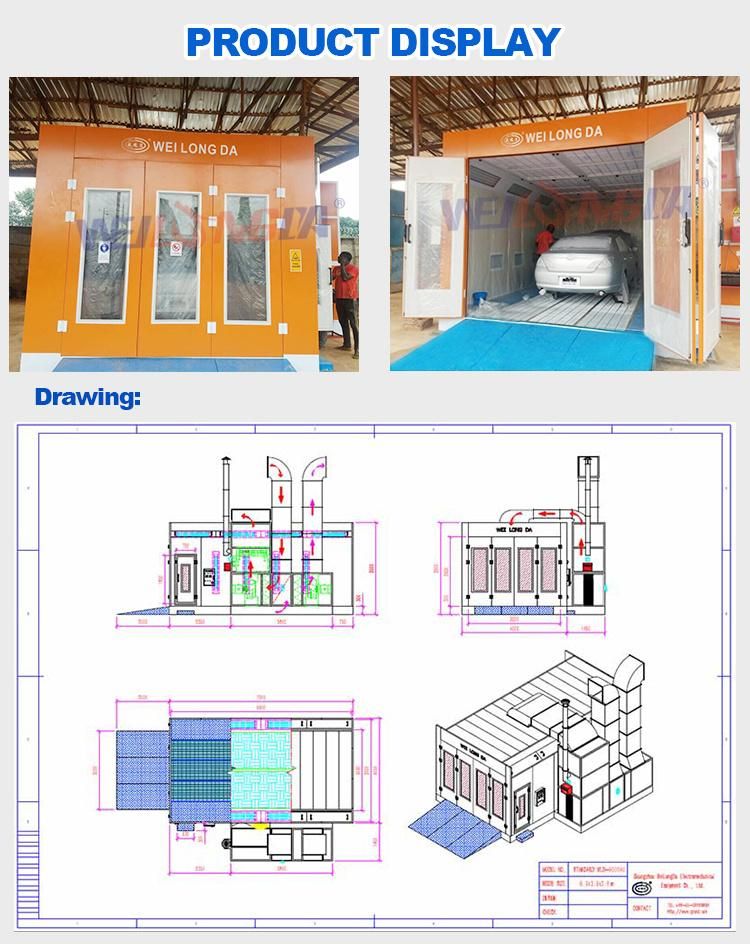 Wld9000au Auto Car Paint Spray Chamber for Sale Sydney Australia