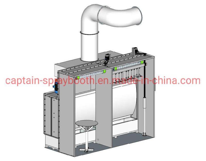 Furniture Spray Booth with Water Curtain System / Paint Baking Booth