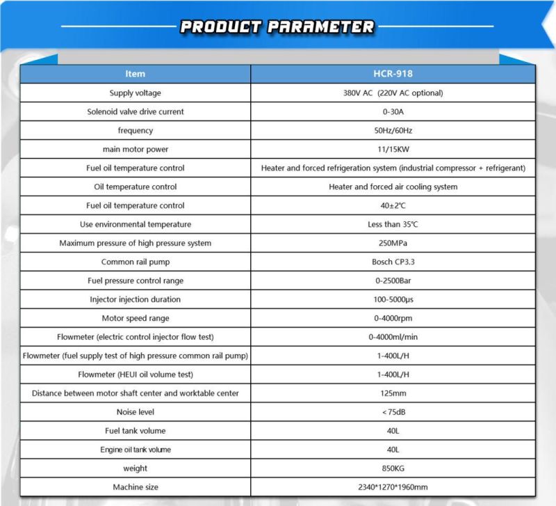 Hot Selling Diesel Fuel Injection Pump Test Bench Price Hcr-918